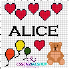 Cross Point Scheme - Alice