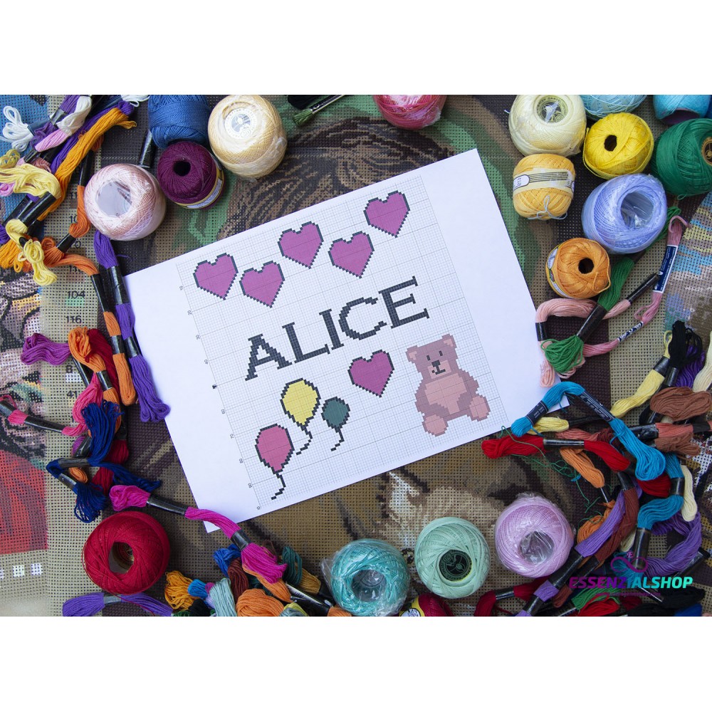 Schema Punto Croce - Alice Schema Punto Croce - Alice