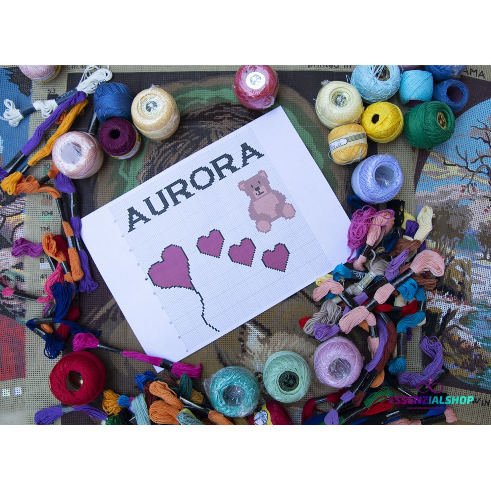 Schema Punto Croce - Aurora Schema Punto Croce - Aurora