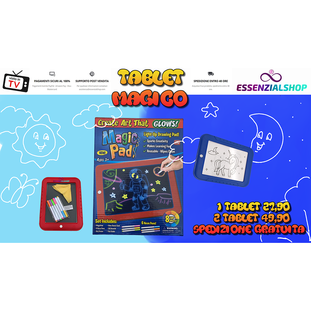 Tablet Magico - Lavagna Magica Tablet Magico - Lavagna Magica